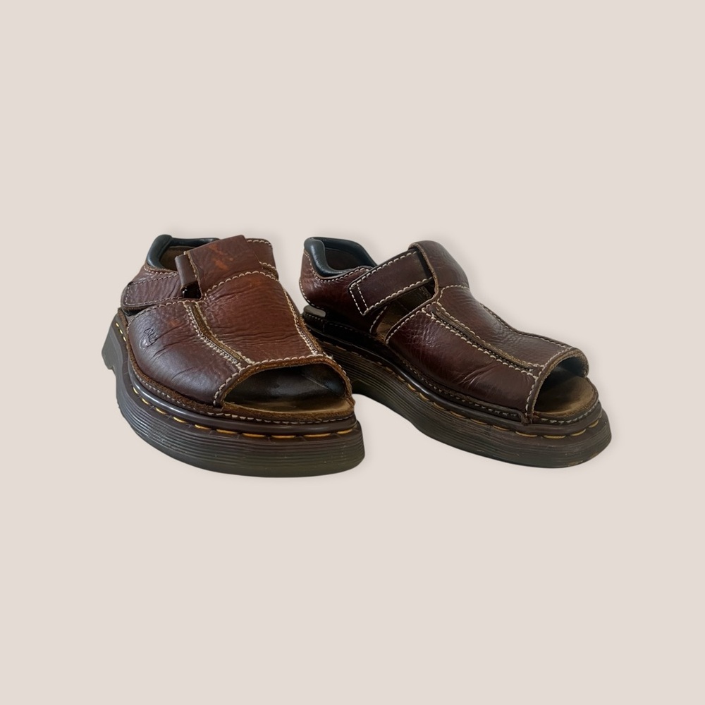 Doc Martens Chunky Leather Fisherman Sandals MISMATCHED size 38 and 39